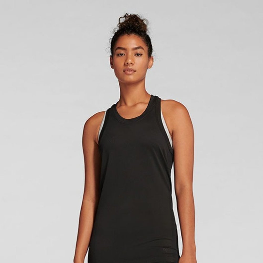 RYU Respect Your Universe Vapor Racerback Tank in Deepest Black
